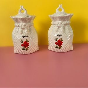 Vintage ceramic jars